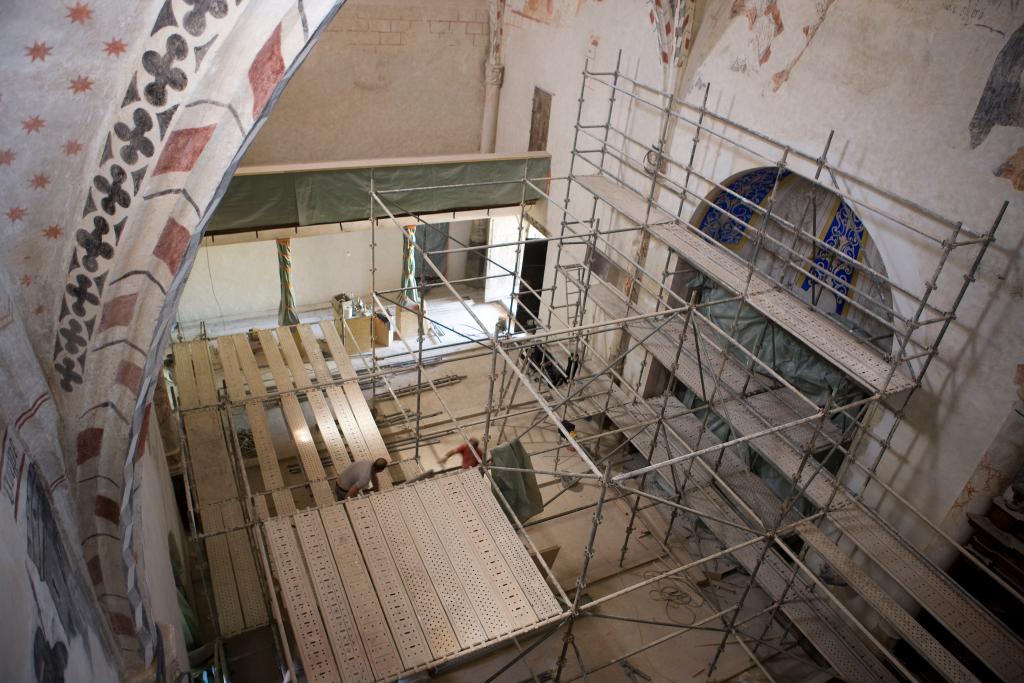 peintures monumentales de l'église Notre-Dame de la Sède