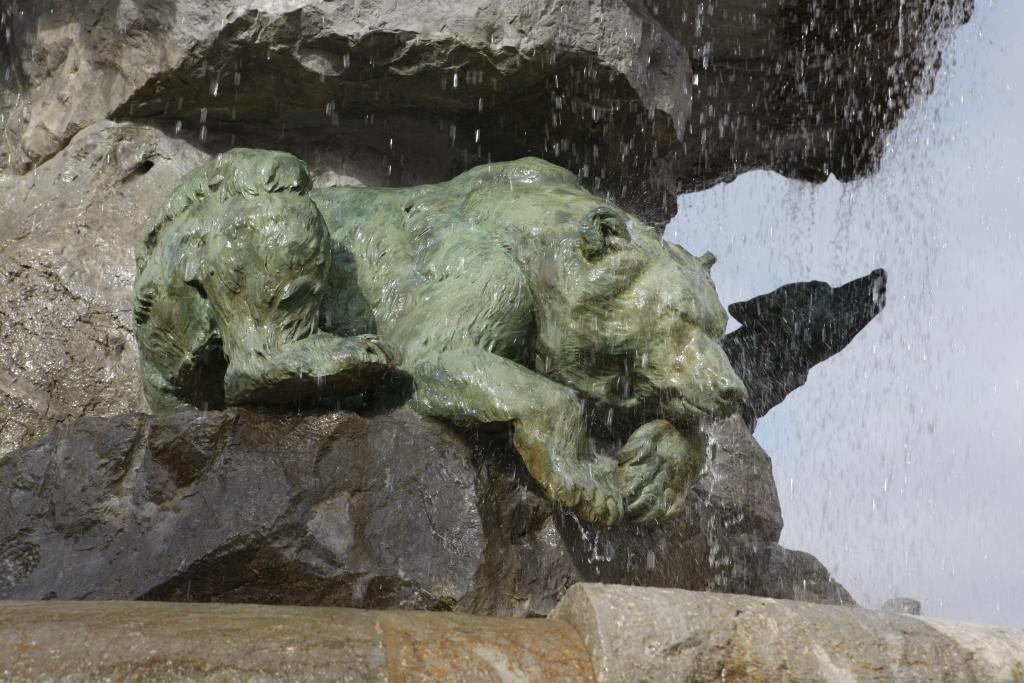 fontaine des Quatre Vallées