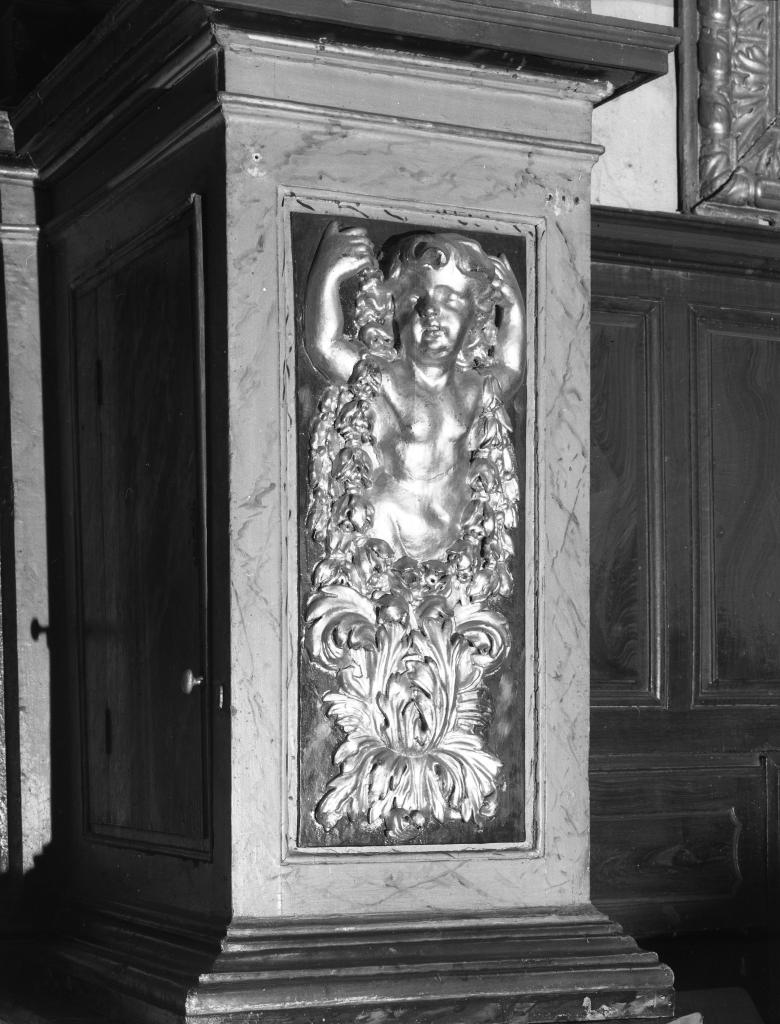 autel (maître-autel), tabernacle, retable