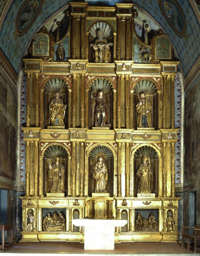 Retable de saint Michel (du maître-autel), statues
