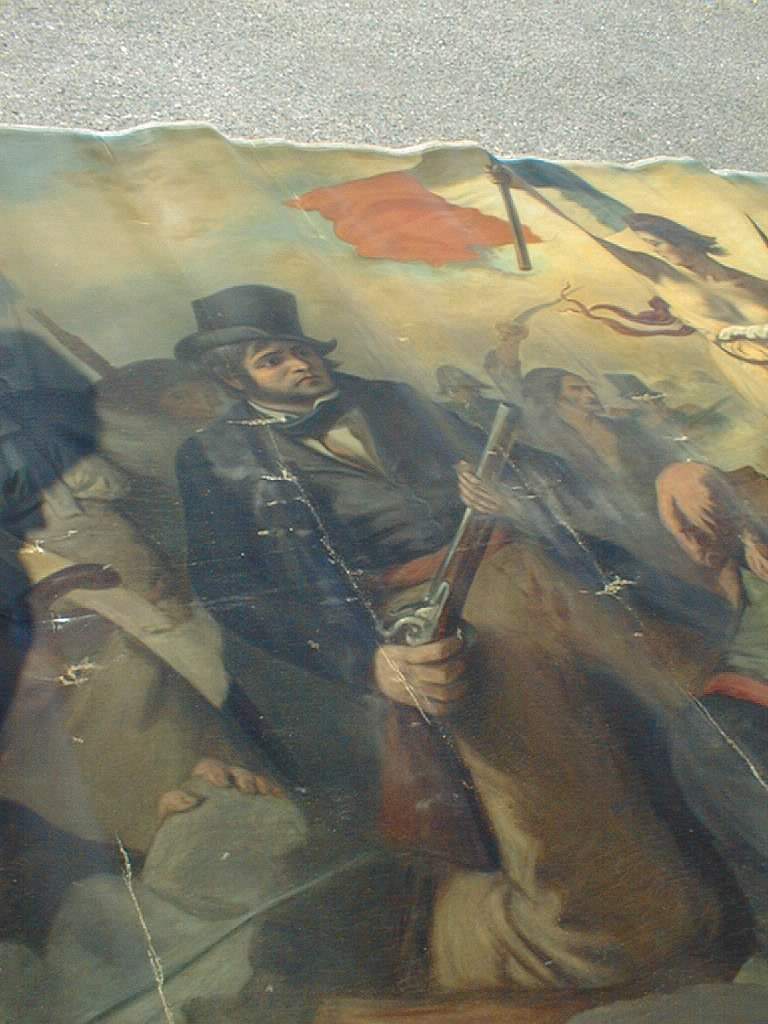 tableau : La Liberté guidant le peuple (28 juillet 1830)