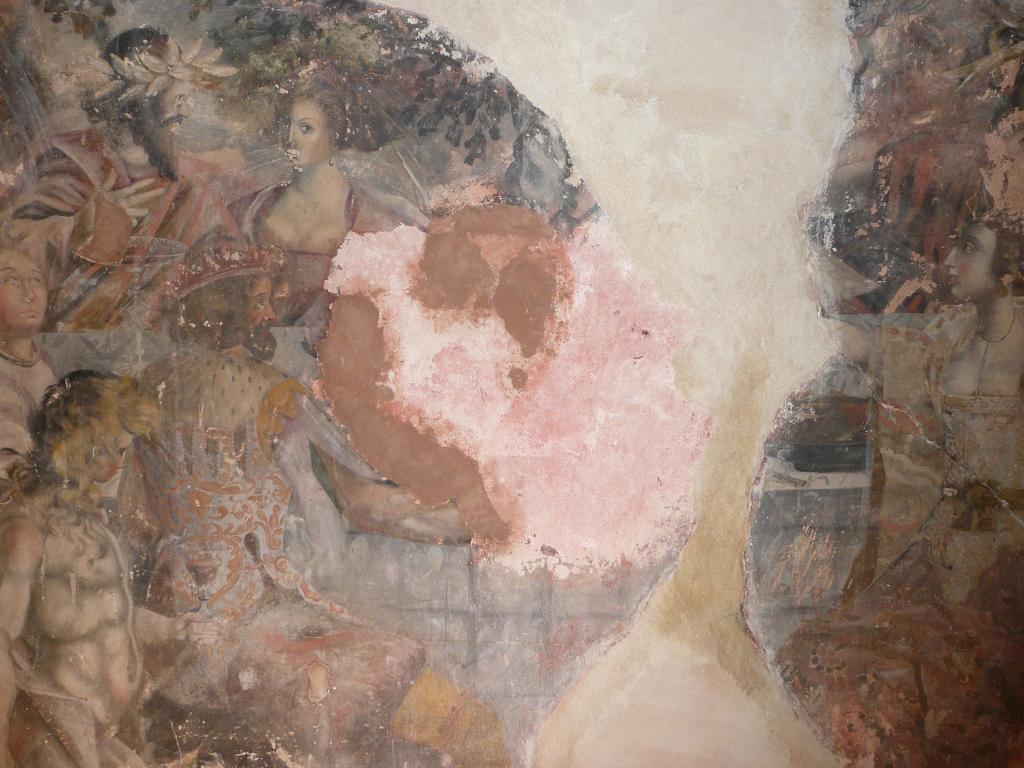 Les peintures murales du studiolo