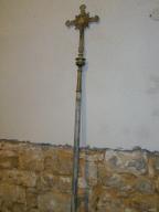 croix de procession : Christ en croix