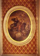 tableau : Louis XIV soutenu par la Justice et la Religion
