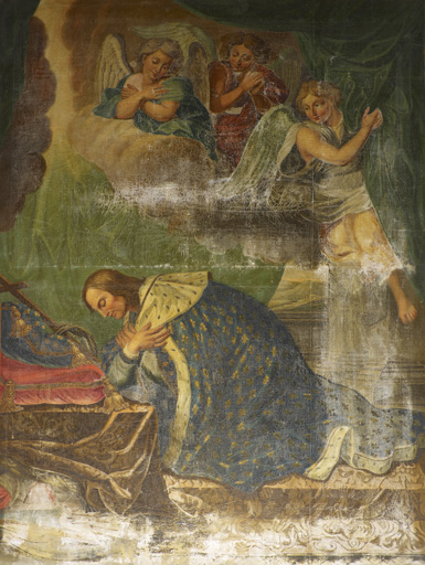 Tableau : Louis IX priant devant la couronne d'épines