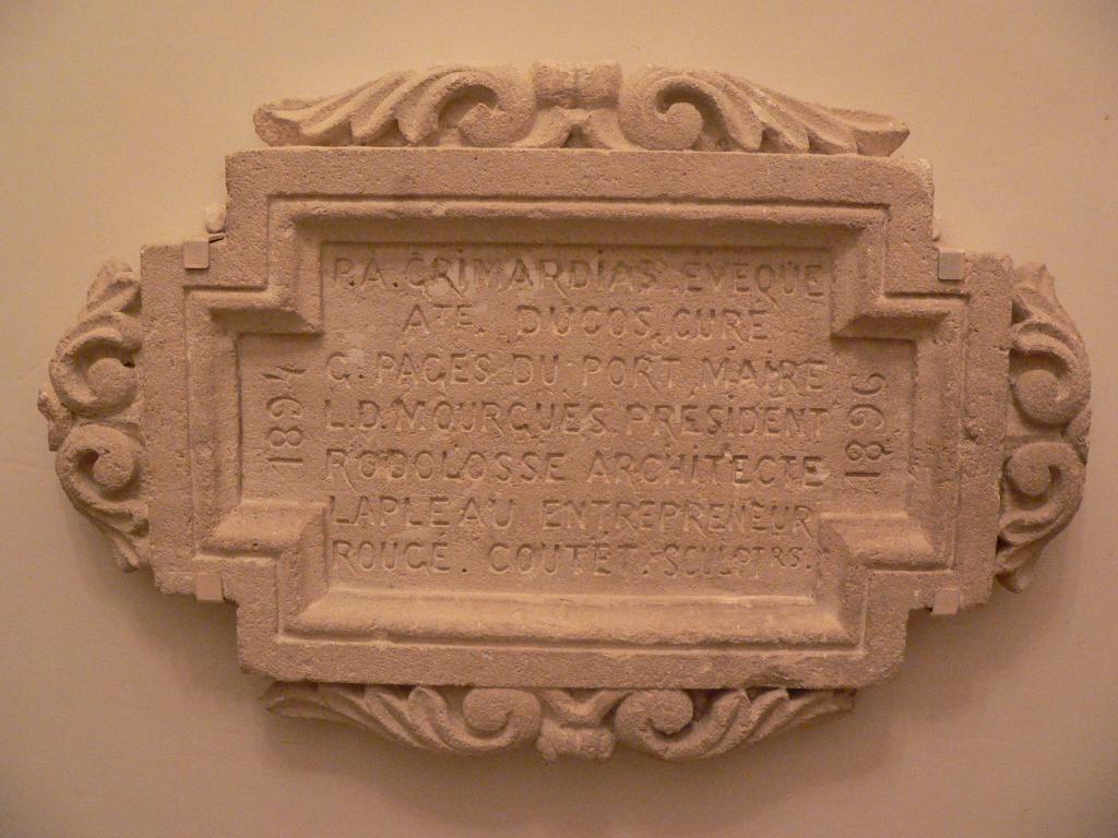 plaque commémorative