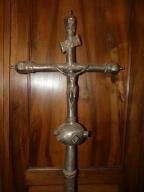 croix de procession : Christ en croix
