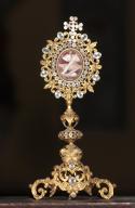 reliquaire-ostensoir (reliquaire-monstrance) de saint Zénon, de style néo-rocaille