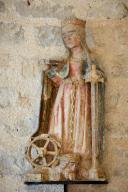 statue : Sainte Catherine d'Alexandrie