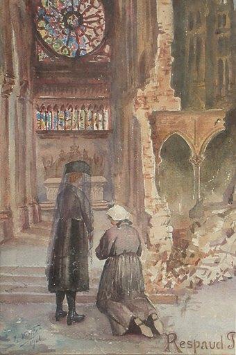tableau commémoratif (peinture) des morts de la guerre de 1914-1918
