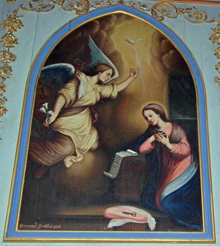 Paires de tableaux : Annonciation et Sainte Famille