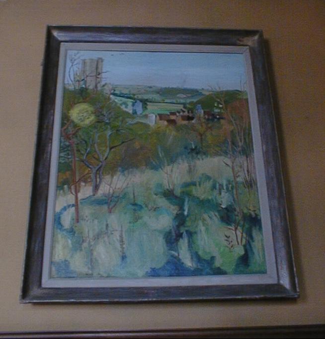 tableau et son cadre : Paysage du Loir-et-Cher