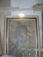 tableau et son cadre : La Vierge entourée des Saints Innocents dite La Vierge aux anges