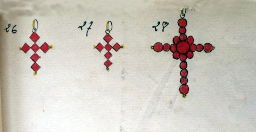 Pendentif en forme de croix