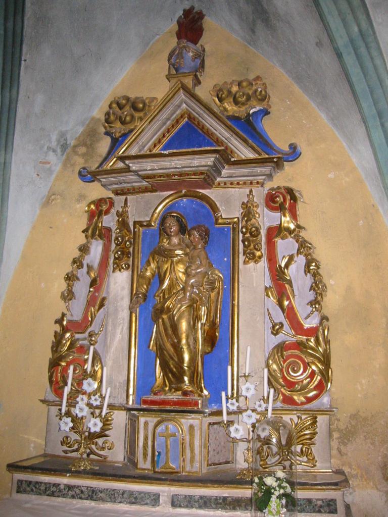 retable de la chapelle de la Vierge