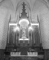 autel, retable (maître-autel), style néo-gothique
