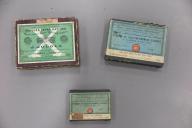 lot de 3 boîtes de plaques de gélatino-bromure d'argent