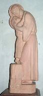 groupe sculpté de saint Joseph avec l'Enfant Jésus