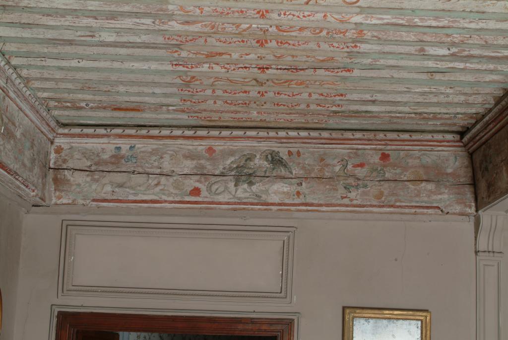 plafond peint du grand salon