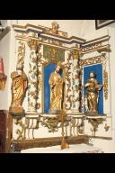 retable architecturé de l'autel latéral sud