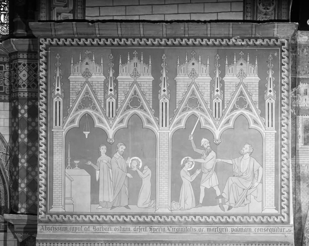 peinture monumentale du choeur