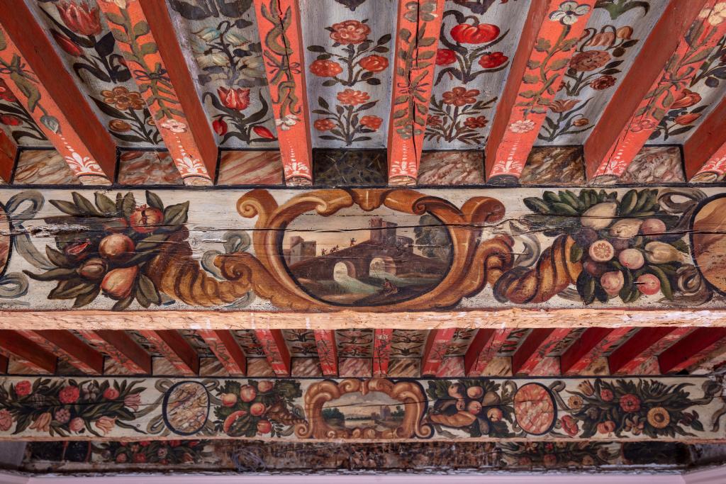 ensemble des peintures monumentales du château