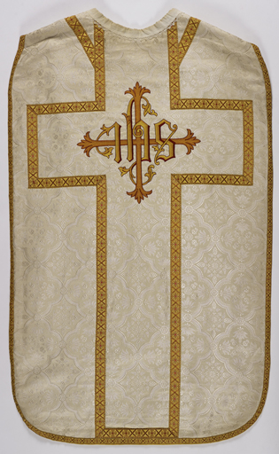 Chasuble blanche avec étole