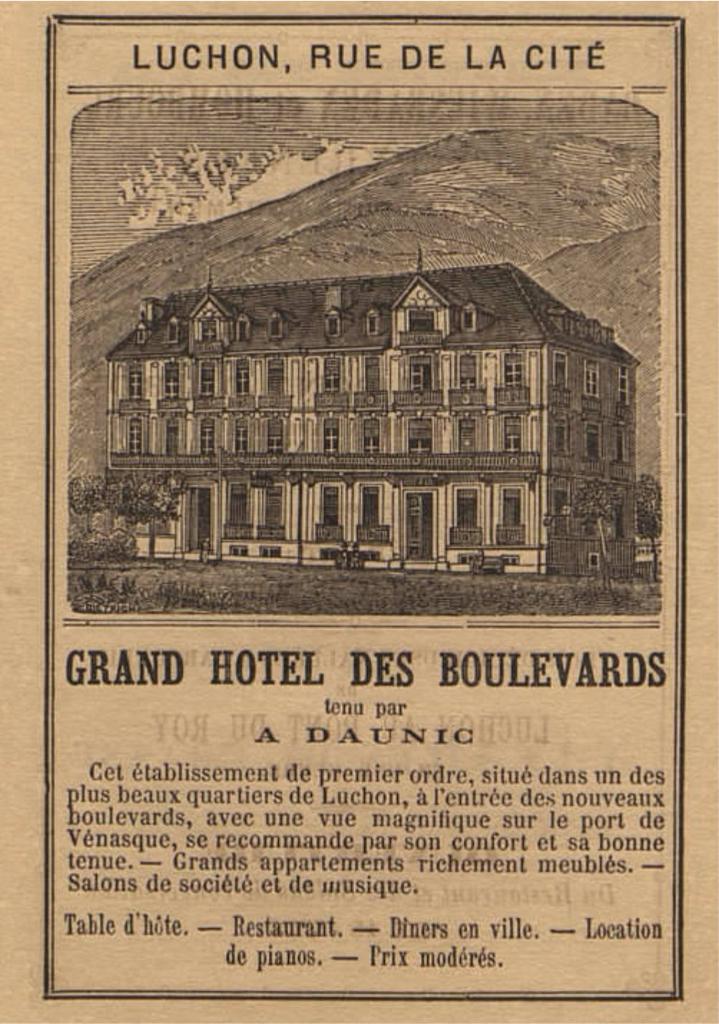 hôtel des Boulevards, actuellement immeubles à logements dit maison Bonnette