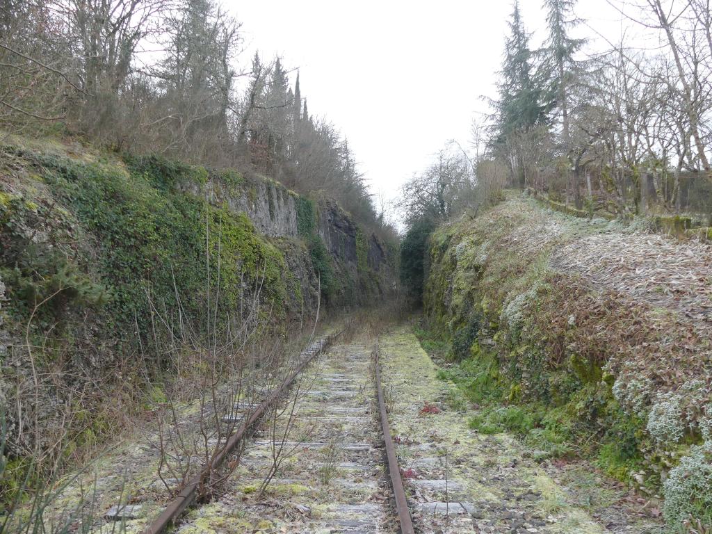 ancienne voie ferrée de Cahors à Capdenac : tronçon n°1 de Cahors à Arcambal