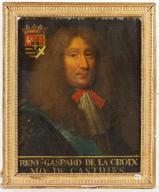 tableau, cadre : Portrait de René-Gaspard de Lacroix, 1er marquis de Castries, époux d'Isabeau de Bonzi