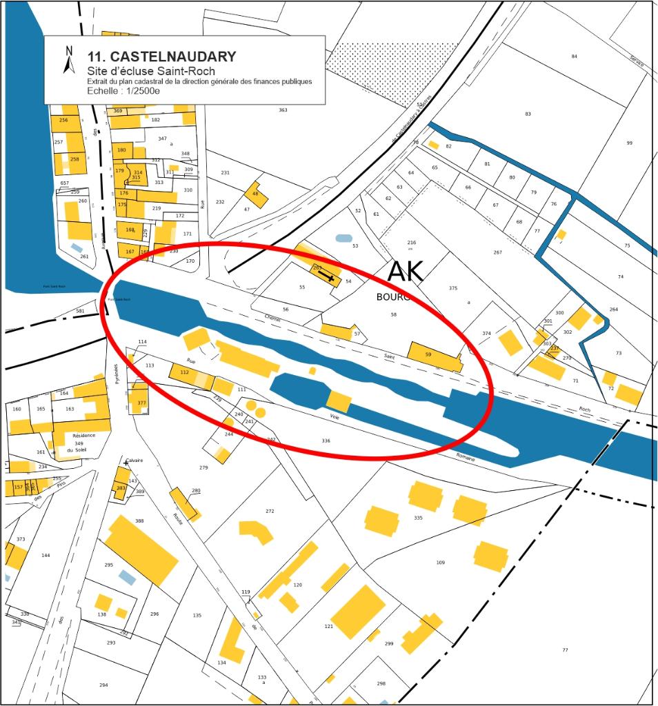 Site d'écluses de Saint-Roch
